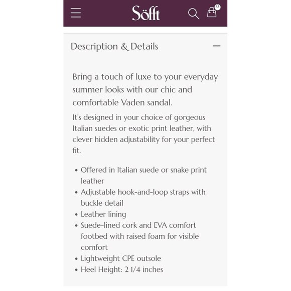 SOFFT Vaden Wedge CHAMBRAY Blue Wedge Comfort Leather Adjustable Sandals 9 M - Picture 2 of 12